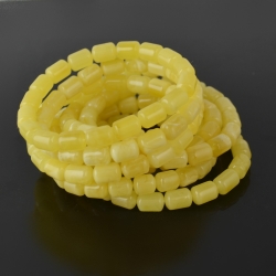 Matt tube natural Baltic amber new bracelet